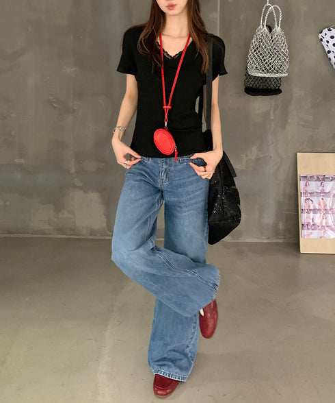 VネックTシャツ春夏 半袖トップス韓国風 レディース 半袖カットソー 着やせtシャツ大人可愛い おしゃれ夏服 カジュアルトップス フェミニントップス 無地 617SY-005